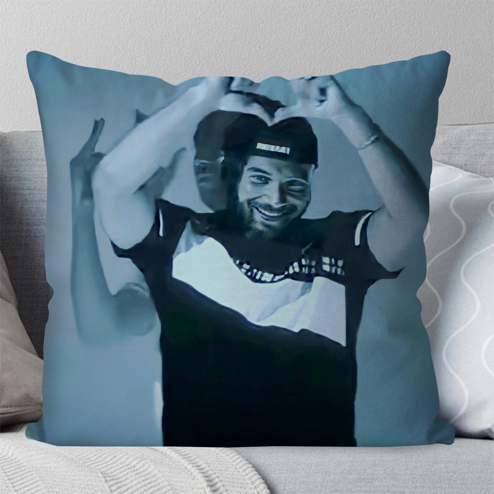 Hot Rapper Jul Mise A Jour Pillow Case Square Pillow Bedroom Sofa Leisure Comfort Cushion Car Living Room Home Decoration 40X40