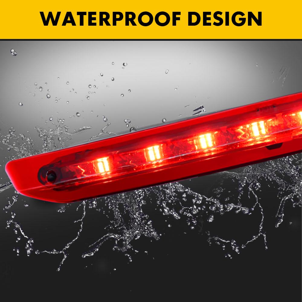 For Ford Transit 150 250 2015 2016 2017 2018 2019 2020 Third Red LED High Brake Stop Light Lamp RED Lens Taillight Accessories