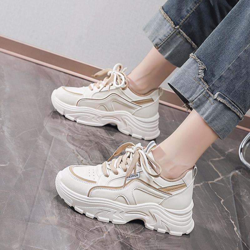 Fashion 2025 New Women's Vulcanized Shoes Student Youth Sneakers Fashion Comforts Platform Sports Running Shoes Leisure Walking Footwear