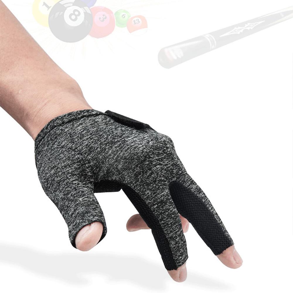 Left Hand Five Finger Billiard Glove Breathable Elastic Anti Slip Pool Glove Men Women Pro Snooker Glove Durable Comfortable