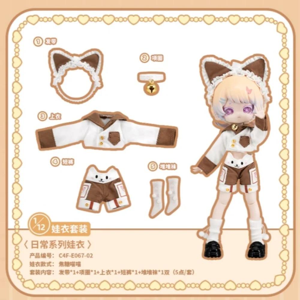 Come4free (Only Clothes) Bonnie Dress Penny Clothes 12 Points Bjd Doll Exquisite Cute Clothes Cool Third Weather Star Language