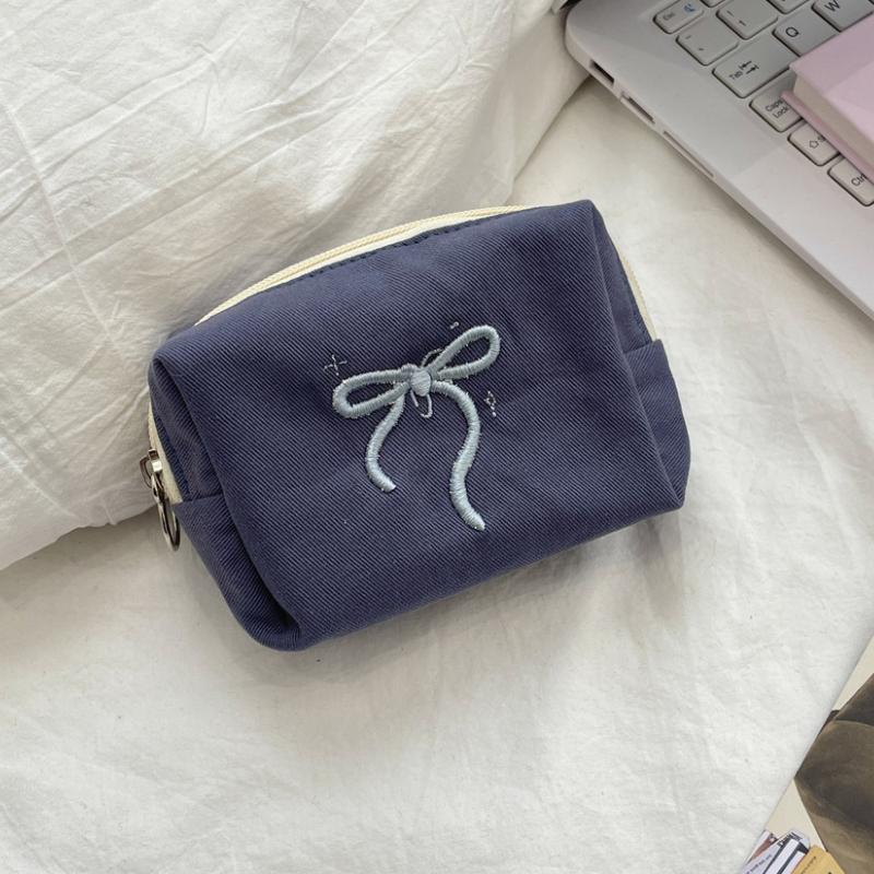 Mini Cute Square Cosmetic Bag Women Portable Earphones Lipstick Cosmetics Storage Pouch Small Makeup Zipper Bags