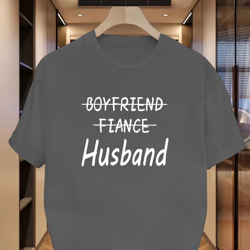 

Relationship Progression Text Print T-Shirt Breathable Cool, Comfortable Wear,Daily Casua XXL білий