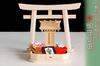 Smallest Shrine with Torii Made In Japan from All Cypress for Placing Shrine Amulet Amulet Stand H10 X X D4 Yamakou's Gate, Wood, Amulets, Altar,