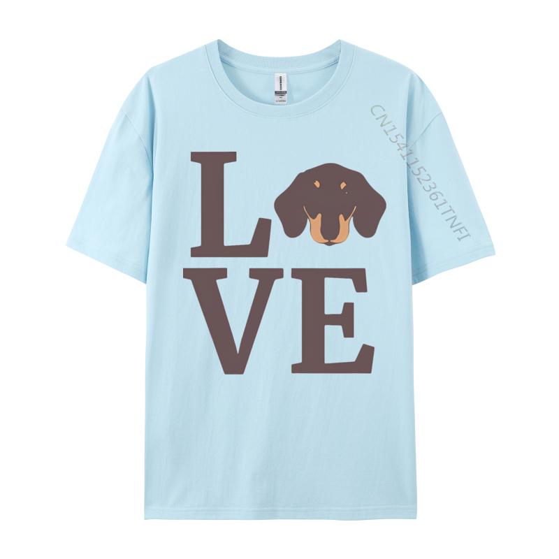Hot Sale Unisexs Top Tshirts Cotton I Love My Dachshund Dachshund T Shirts Printing Fashion T Shirt Unisex