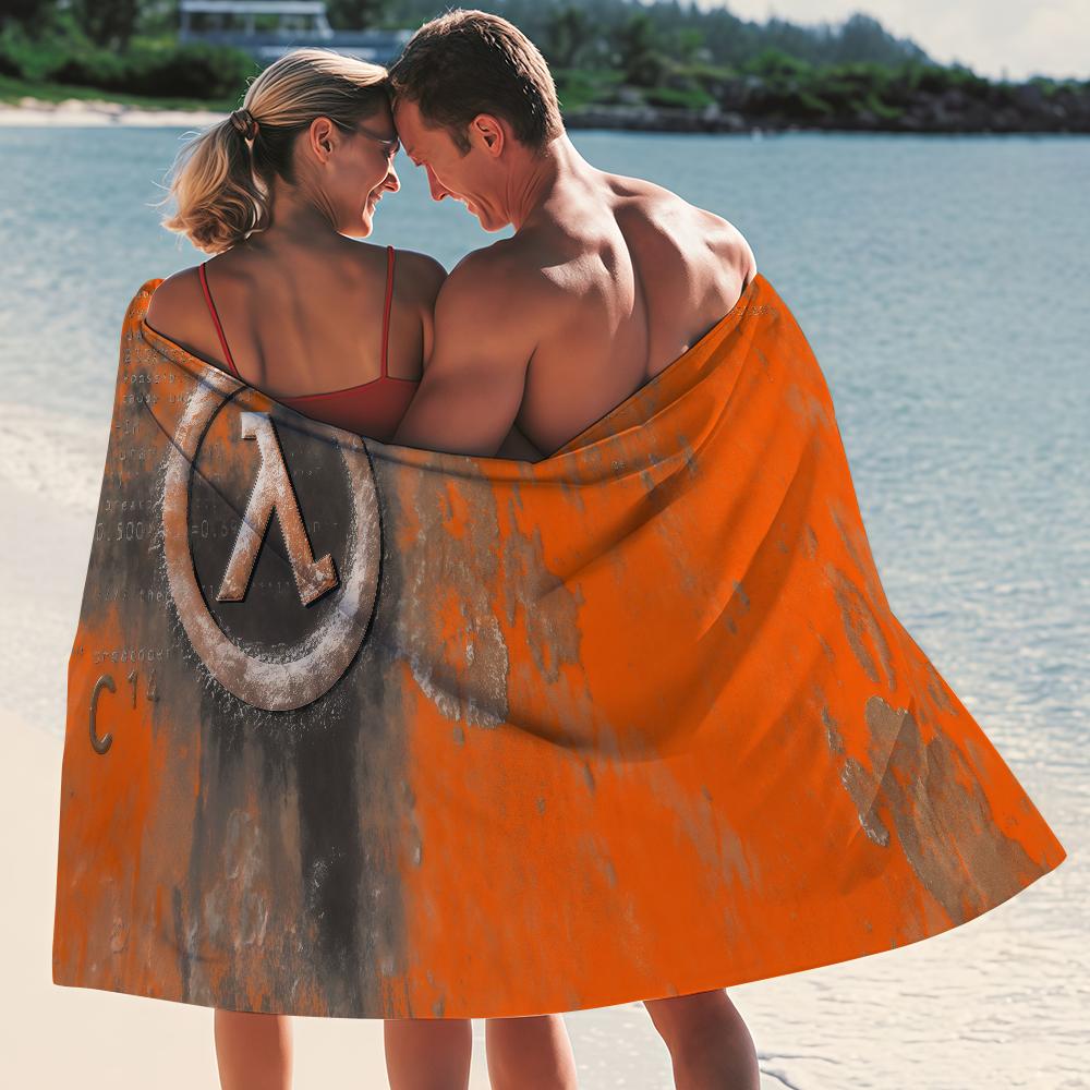 Vedio Game H-Half-Life Towel Quick Drying Beach Towels Are Suitable For Swimming Pools Camping Yoga And The Gym