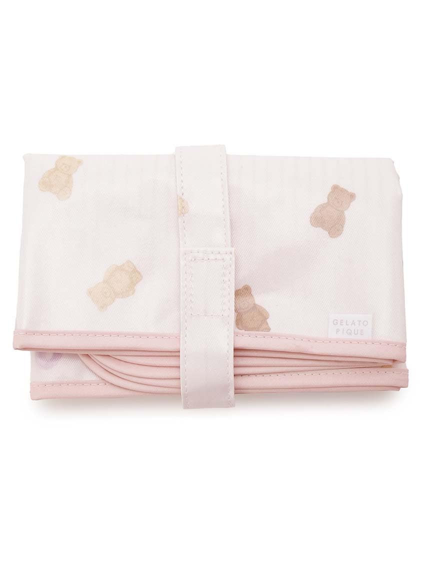 Gelato Pique Cereal Bear Pattern Diaper Changing Sheet PBGG244751 Women s Pink Free Size