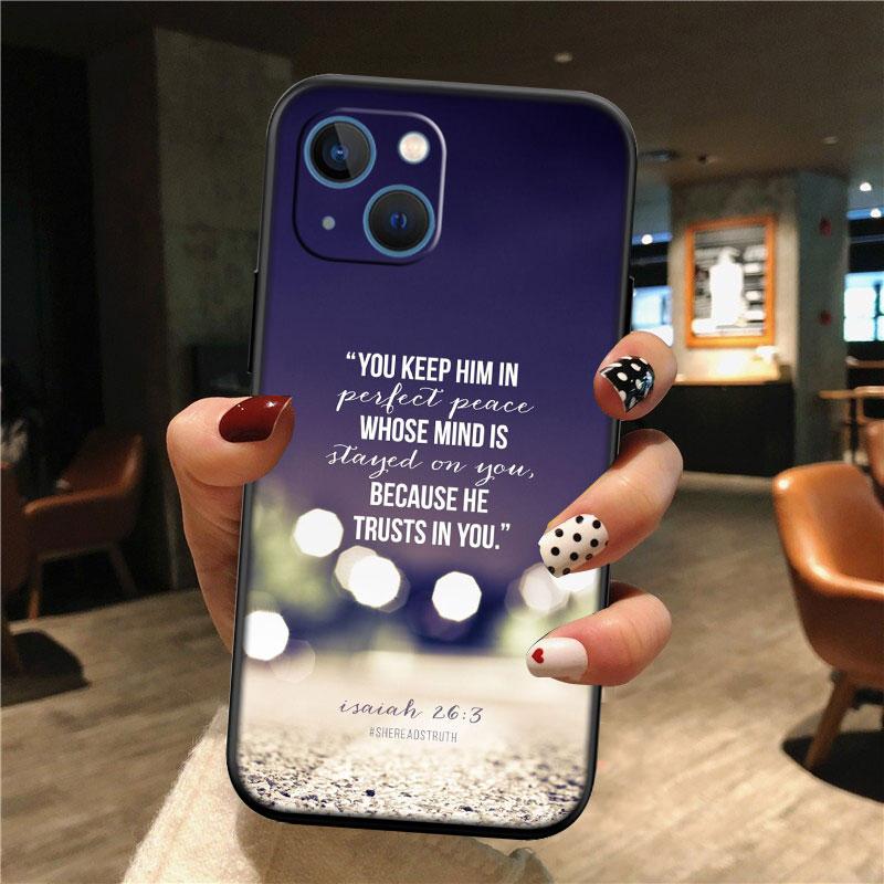IK14 Bible verse Phone Case for OPPO A40 A60 A80 A15 A16 A16K A12 A17 A17K A54 A54S A53 A53S A55 A56 A57 A98 F23