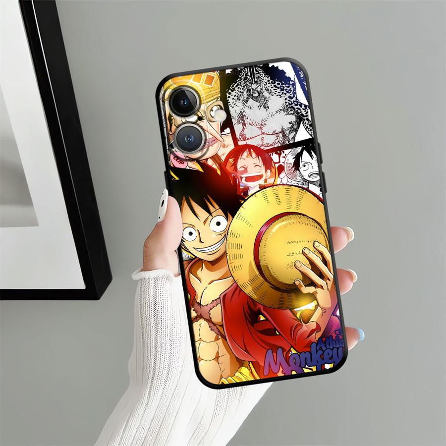 Anime One Piece Luffy Funda Phone Cover Phone Case for Apple iPhone 17 Pro Max 12 14 XR XS MAX 11 16 Air 13 15 Pro 7 8