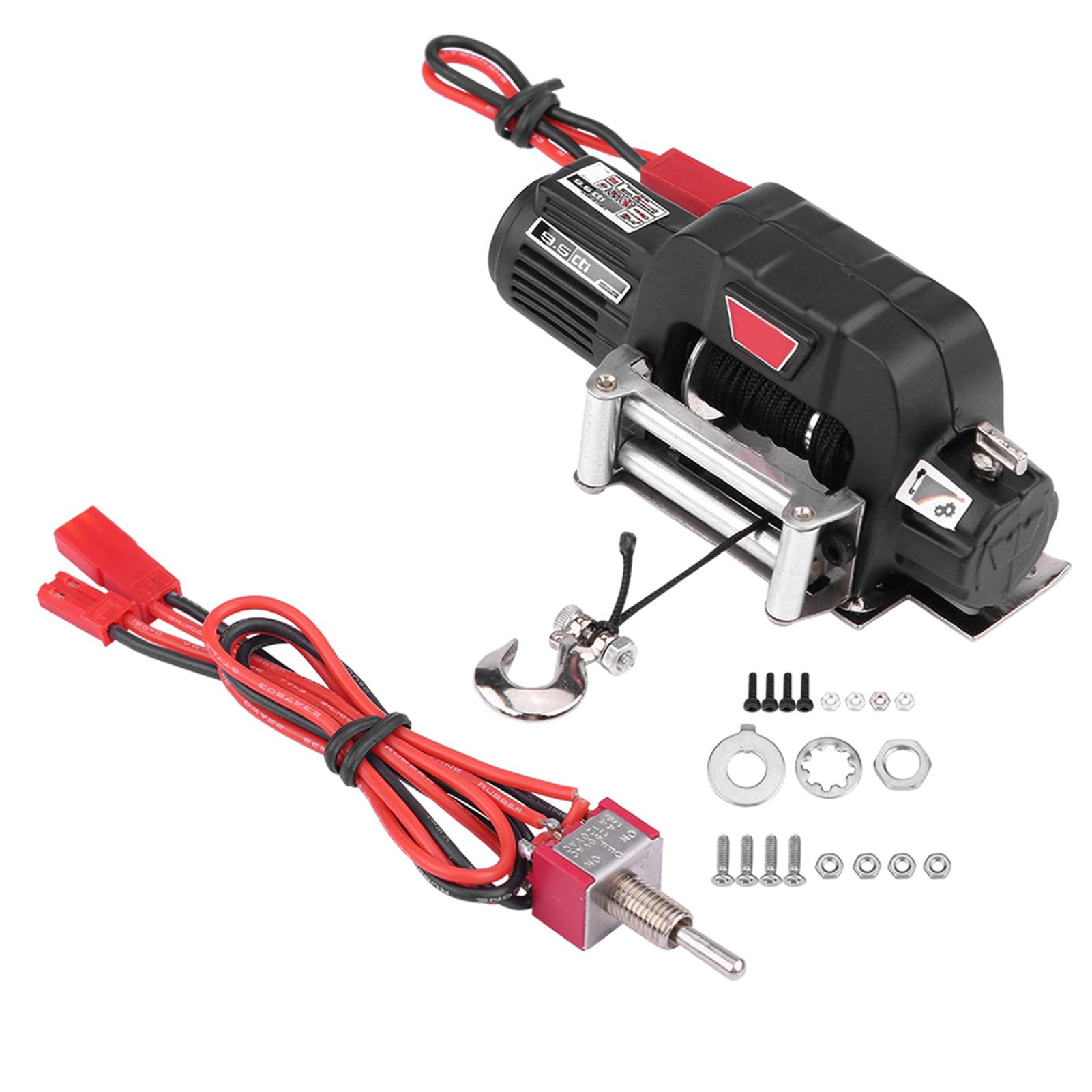 

110 Scale Crawler Winch With Control System Set for Traxxas HSP Redcat RC4WD Off road Car