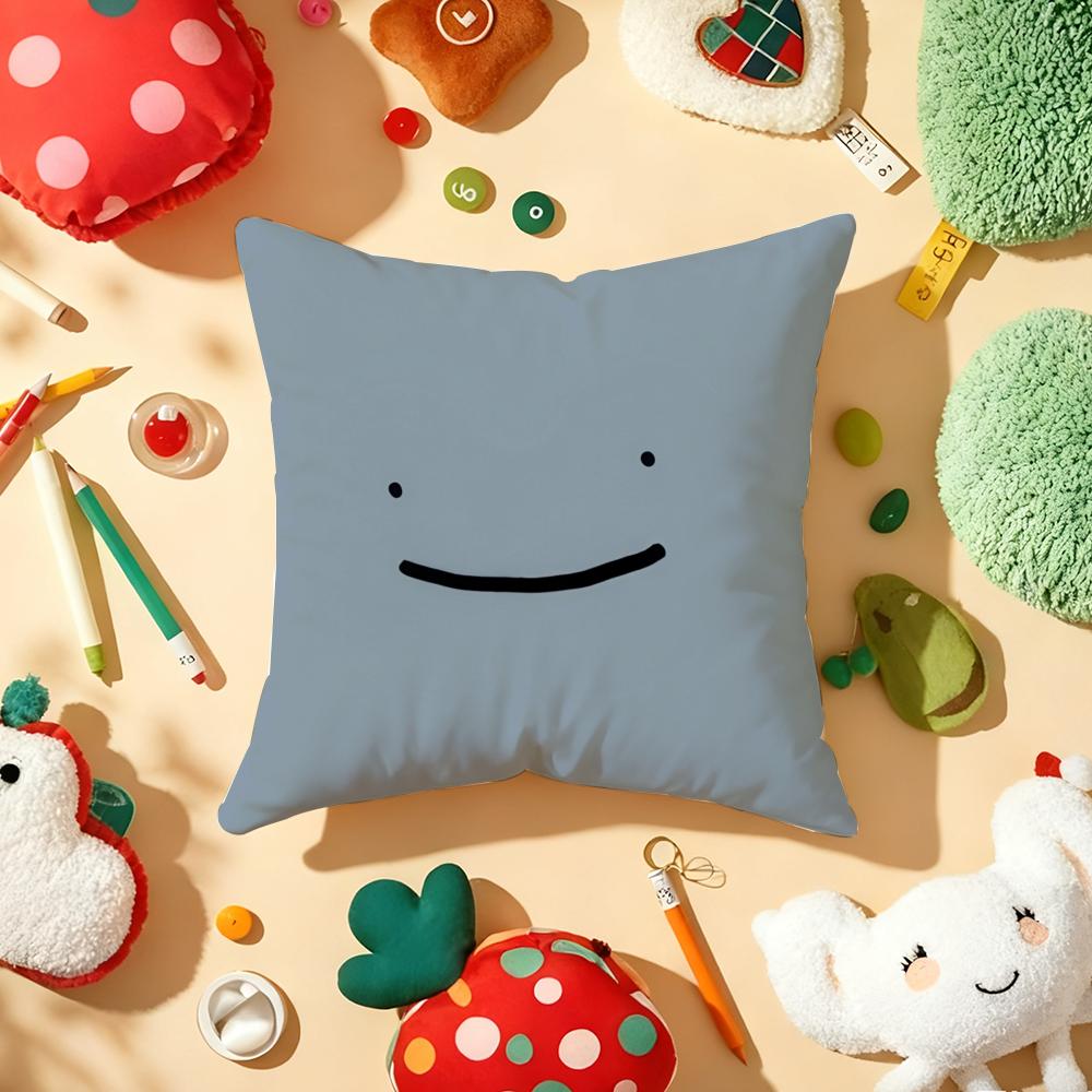 Funny and Quirky Expressions Cushion Cover Soft Short Plush DoubleSided Printing Home Decor Machine Washable Pillow Case Gift