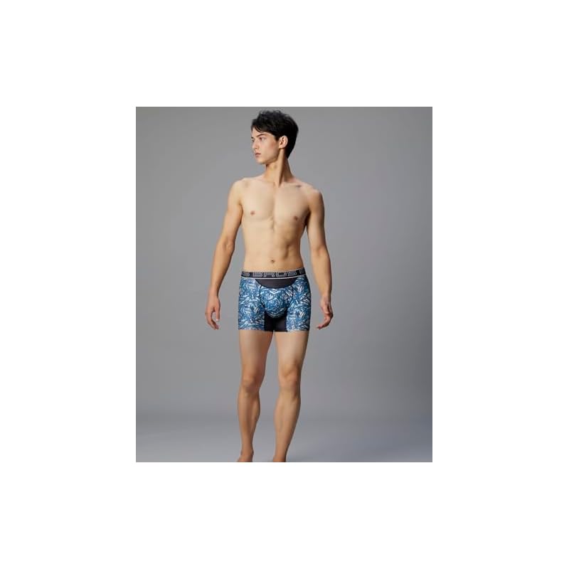 [Bros by Wacoal Men] Boxer Briefs, Sweat-wicking, Quick-drying, Breathable, Closed Front, GT3910, Men's, Size M