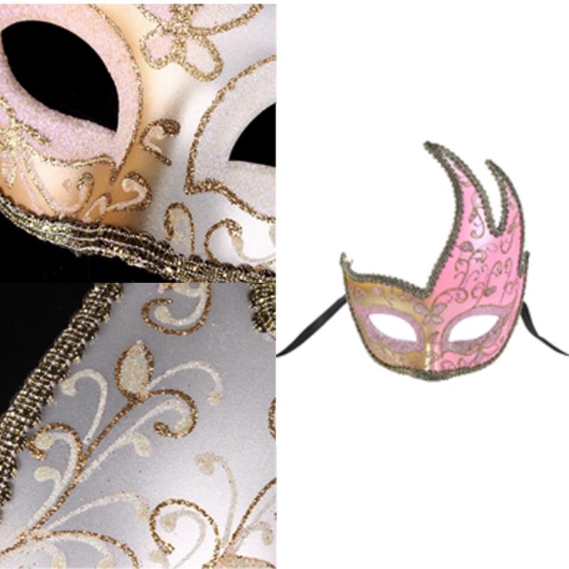 Masquerade Mask Half Face Mask Eye Mask Venetians Mask Halloween Costume Mask Mardi Gras Decorations Party Mask Gifts