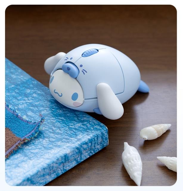 Sanrio Genuine Figure Bluetooth Mouse 2.4Ghz Wireless  Hello Kitty, Cinnamoroll, Hangyodon