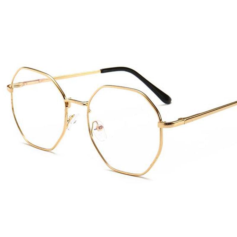 Regular Polygon Women Men Glasses Lady Premium Retro Myopia Optical Mirror Eyewear -0.5 -1.0 -1.5 -2.0 -2.5 -3.0 -3.5 -4.0