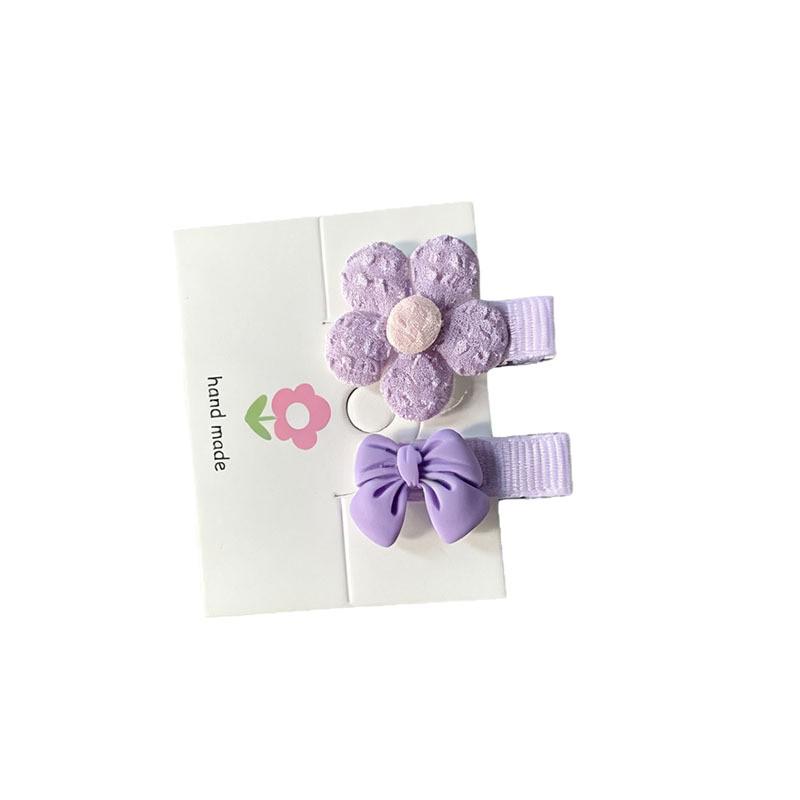 Adorable Hair-Friendly Fabric Hair Clip for Baby Girls - Perfect for Thin Hair & Cute Bangs