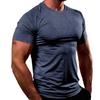 Ανδρικό Αθλητικό T-shirt με Στρογγυλή Λαιμόκοψη, Διαπνέον, Απορροφητικό Ιδρώτα, Γρήγορου Στεγνώματος, Καθημερινό, Εξωτερικού Χώρου, Γυμναστικής, Ευέλικτο, Κοντομάνικο