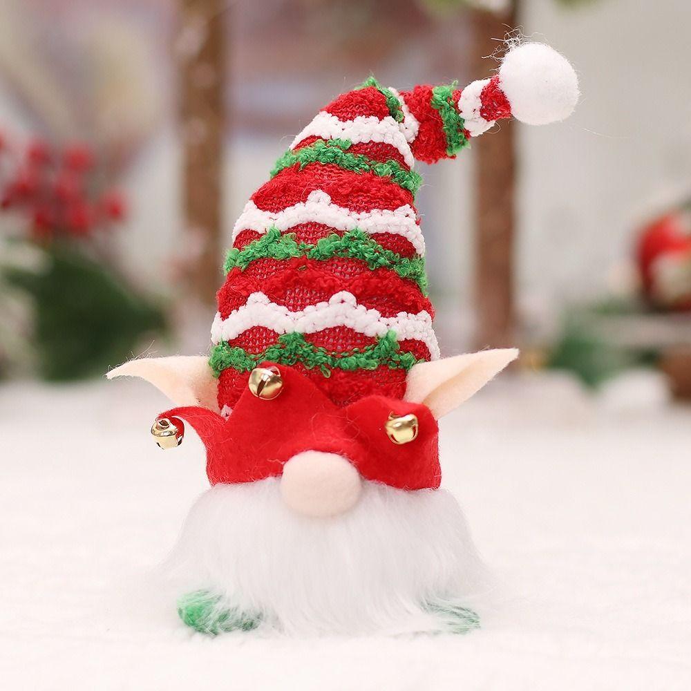 Forest Santa Gnome Glowing Doll Sprite Christmas Dwarf Ornament Children'S Gifts