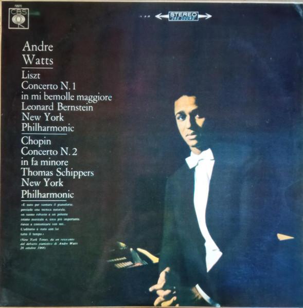 

LP Record ANDRE WATTS LEONARD BERNSTEIN THO Liszt Concerto No1 In E Flat Major 72570 CBS 1967 UK Classical Used