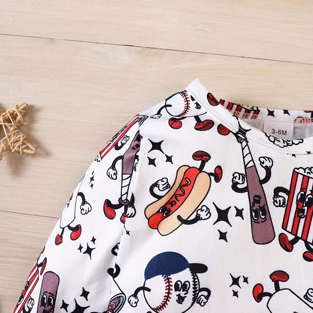 Neugeborenes Baby Herbst Strampler mit langen Ärmeln Overall Cartoon Tierdruck Overall Kleinkind Jungen Herbst Kleidung 0-24M