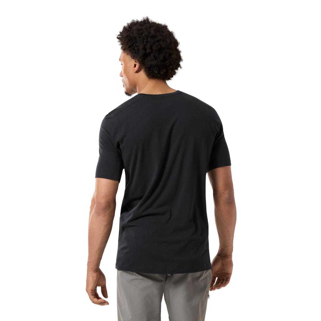 Ionia Merino Wool Arcword Logo Short Sleeve X000007733 Black M ARC'TERYX Men's