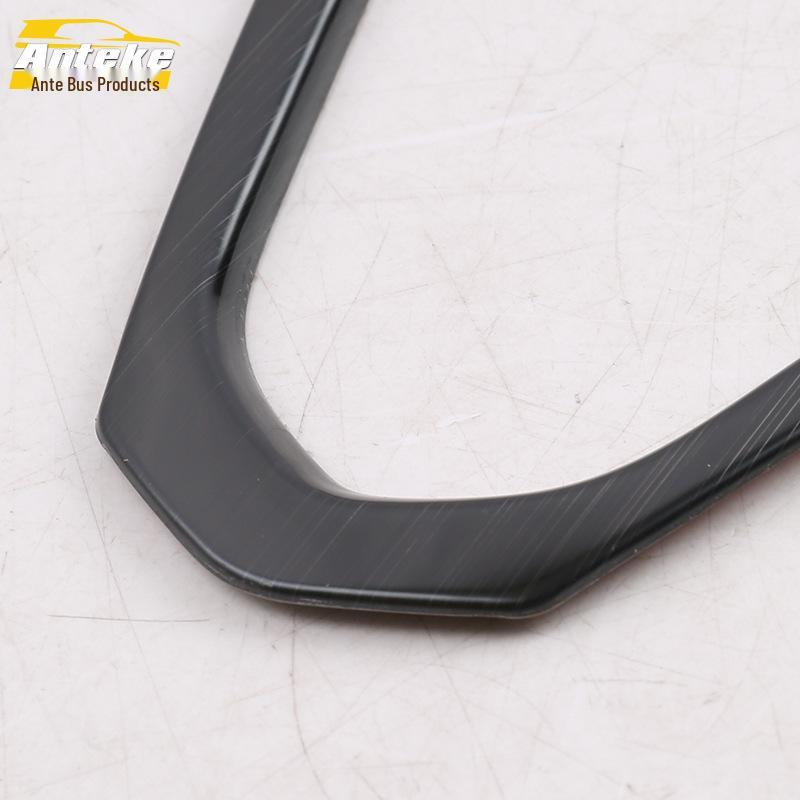 XT4 Steering Wheel 6 O'Clock Position Bright Ring Decorative Frame & Center Console Dashboard Sticker for 18 Models