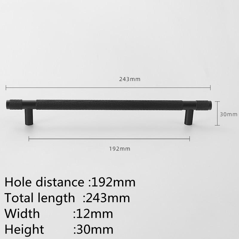 KK&FING Modern Aluminum Alloy Black Gold Kitchen Cabinet Handles and Knobs Drawer Handles Wardrobe Door Pulls Furniture Hardware