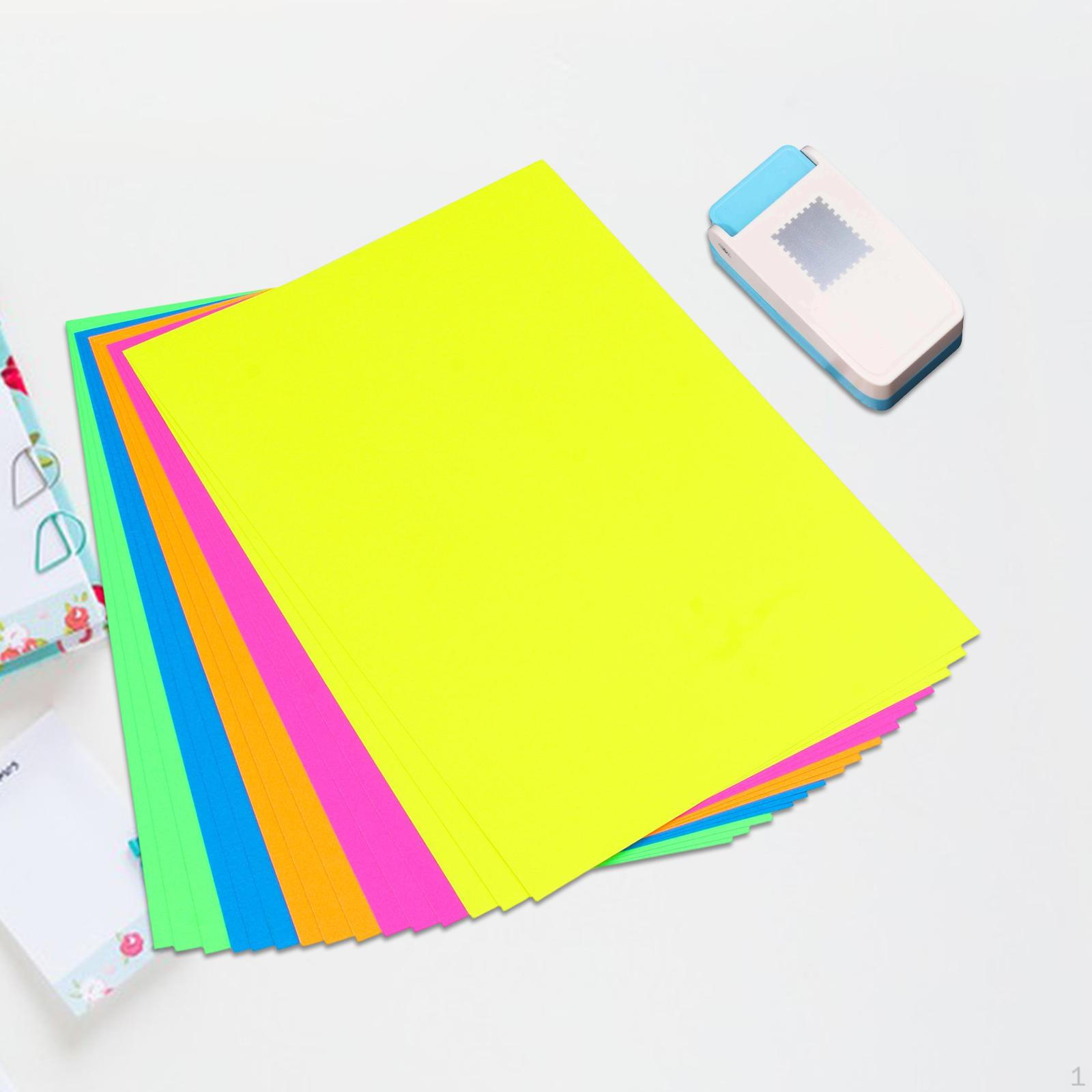 Stamp Paper Punch Decorative Hole Shape Scrapbook Puncher for Card Making w 15 glossy paper