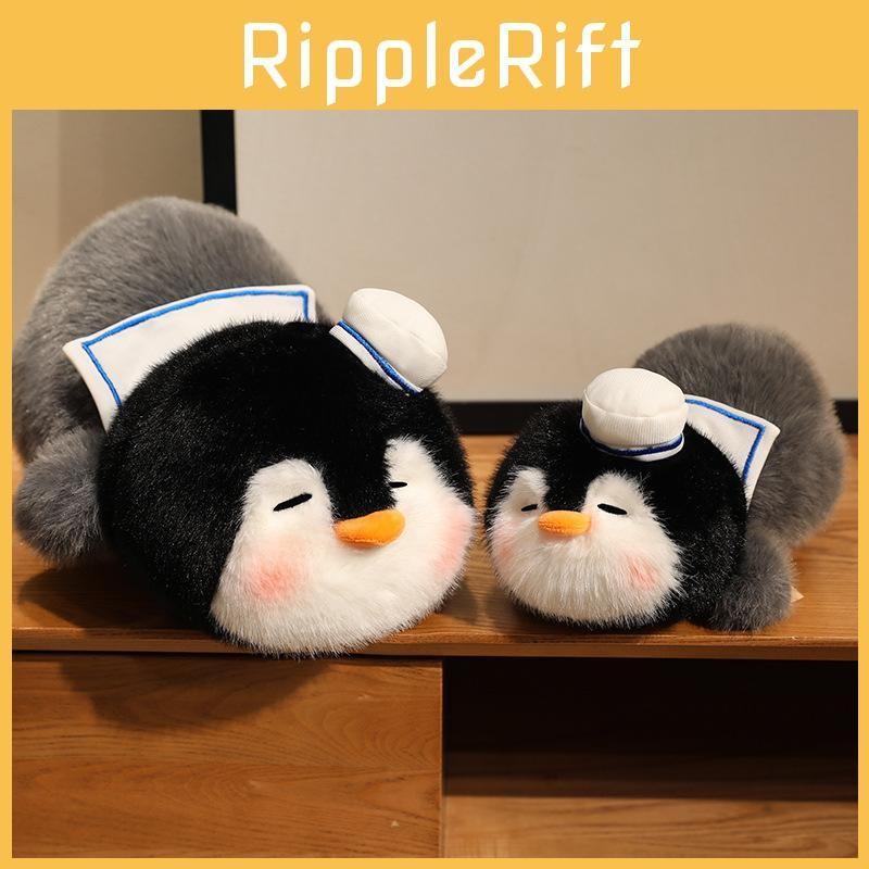 Navy Penguin Plush Toys Pp Cotton Stuffed Marine Animal Dolls Gift For Kids