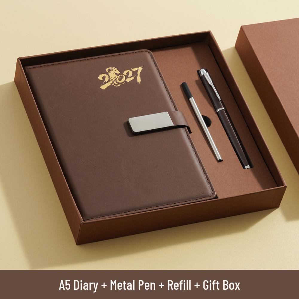 2027 Premium Time Management Notebook Set with Customized Logo