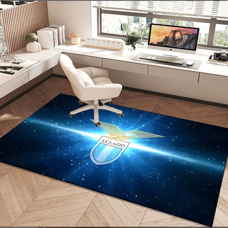 1PC rug Lazio Football Club Emblem Carpet, Chair Rug,Area Rug for Office Bedroom living rooms bedroom, Doormat decor Christmas fan gifts