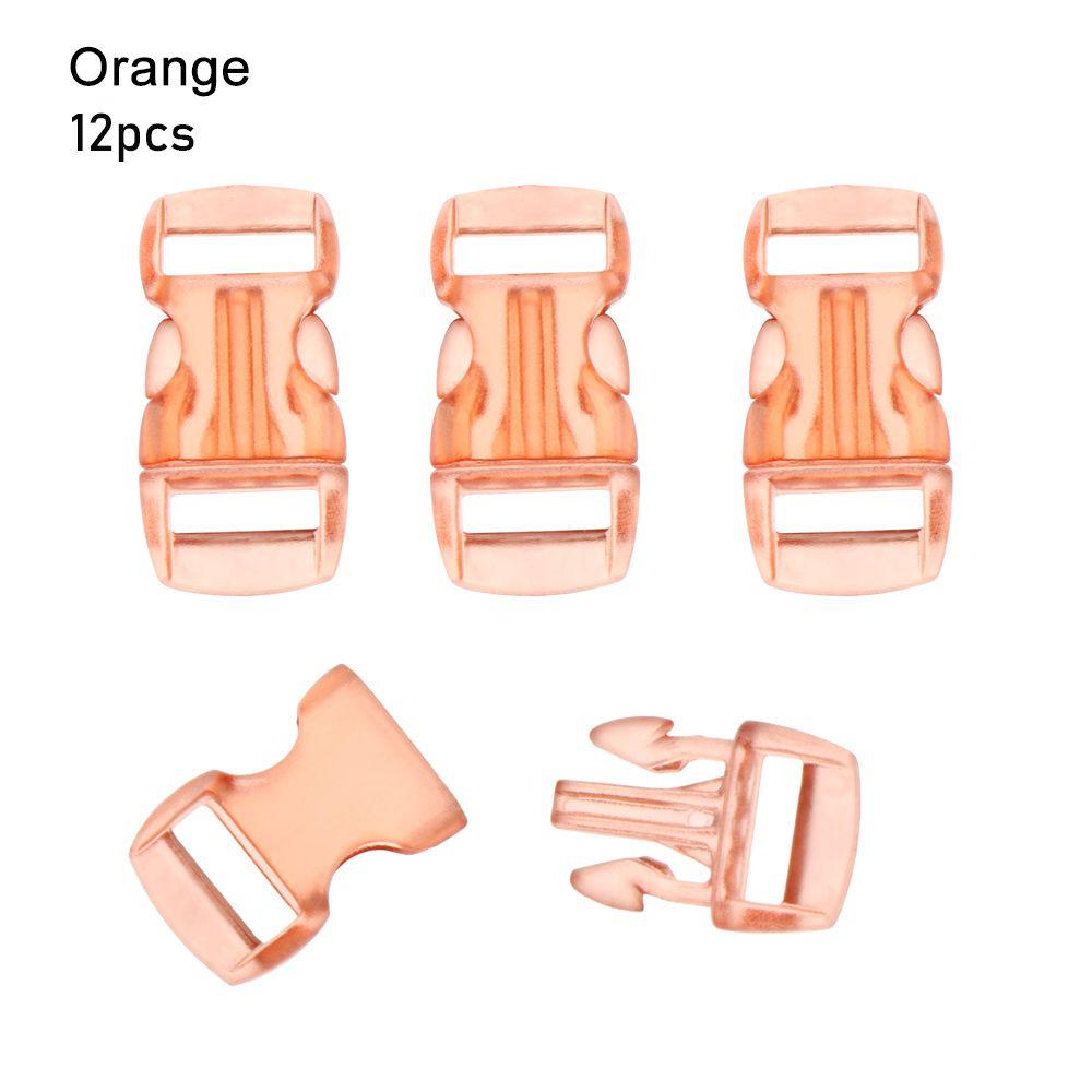 quality 3/8" 10mm Curved Dog Collar Strap Webbing Outdoor Tool Camp Bag Parts Side Release Buckle