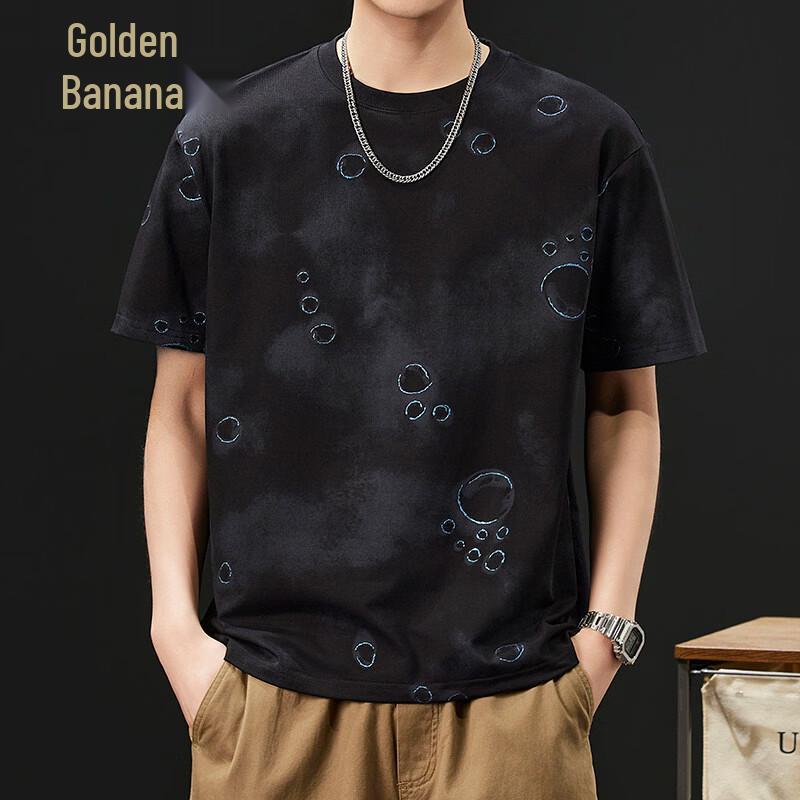 Men s Jinjuju Casual Printed Short-Sleeve T-shirt 2XL