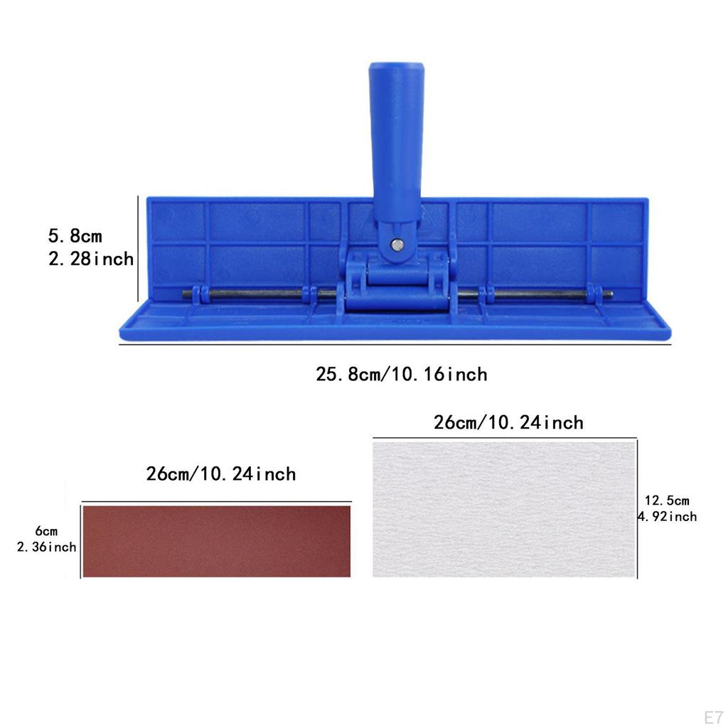 Kitt Polierwerkzeug für Innenecken Schleifpapierhalter Manueller Trockenbauschleifer