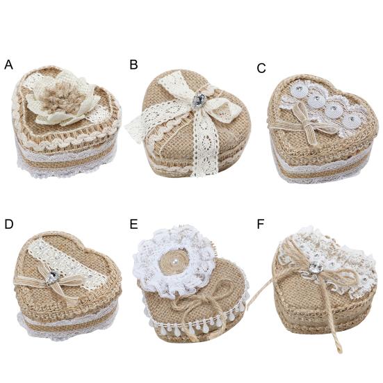 High-quality Durable Rustic Ring Bearer Holder Lightweight Wedding Box for Anniversary