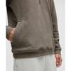 Lululemon Textured Double Knit Cotton Half Zip Heathered Rover Black