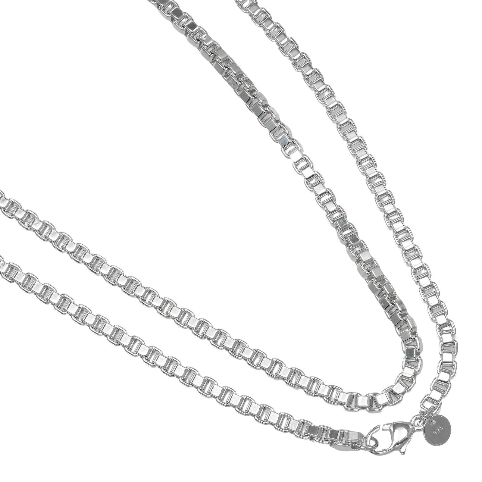 

TIFFANY&Co. Venetian 35.4 Necklace Silver925 79.6g Women Used