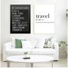 Airport Board Destination Poster Canvas Painting Wall Art Honeymoon Travel Quotes Pictures Home Decoration(Accept Customization)