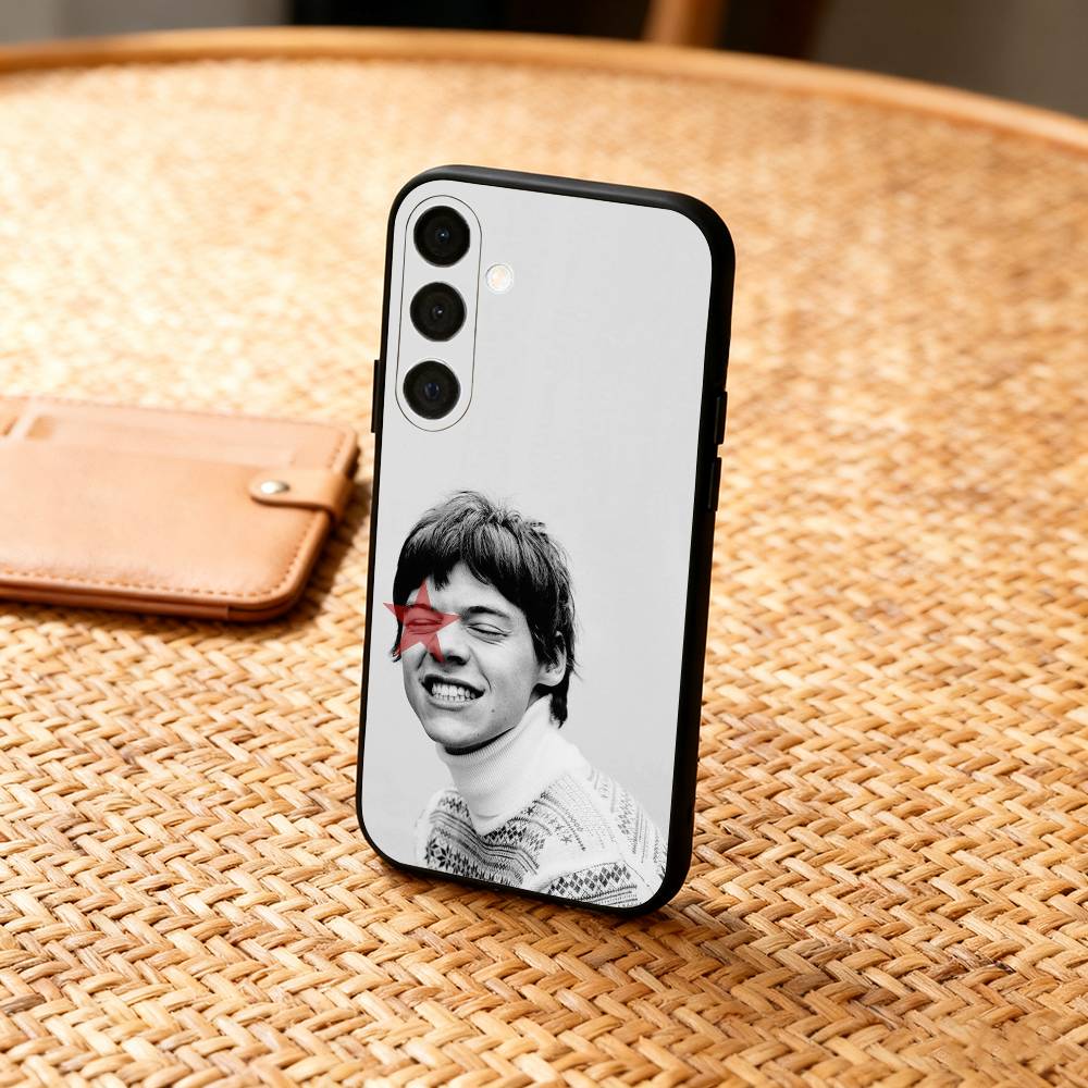 Singer H-Harry-Styles Phone Case For Samsung A73,72,71,53,52,51,22,91,80, Soft Black Cover