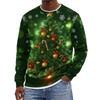 Men's Christmas Neck Pullover Sweatshirt