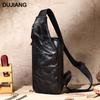 Men's Premium Leather Large Capacity Multifunctional Crossbody Shoulder Bag