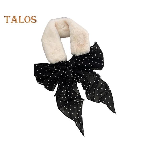 

Женский искусственный меховой воротник шарф зимний меховой шарф завязывающийся на шею для холодной погоды теплая накидка для женщин повседневная одежда дата 110cm белый