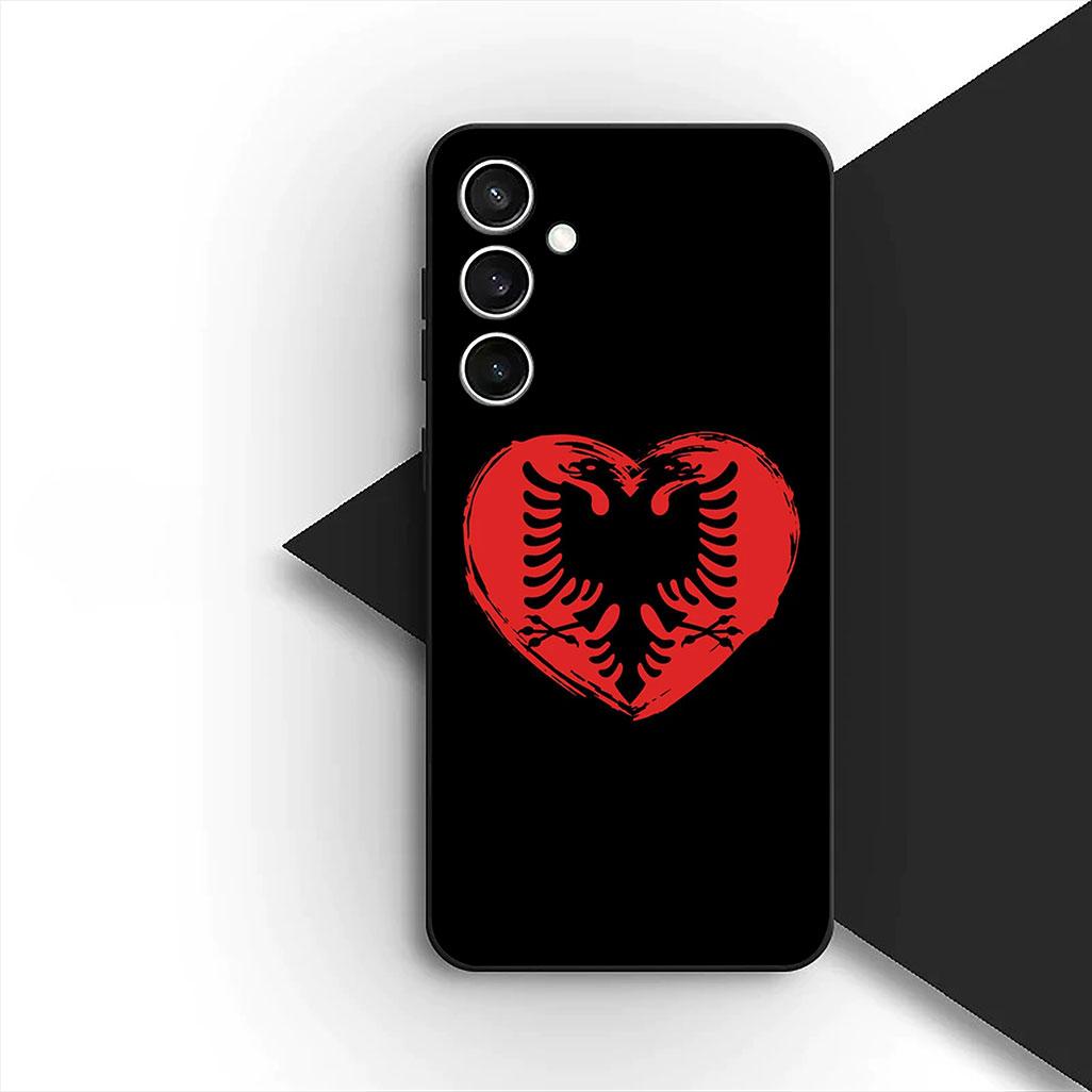 

Soft Cover for Xiaomi Redmi 15 15C A3 A4 A5 9A 9C NFC Note 9 8 9T 8T Pro Casing Phone Case Albanians Red Albania Flag Redmi 15 5G (169mm)
