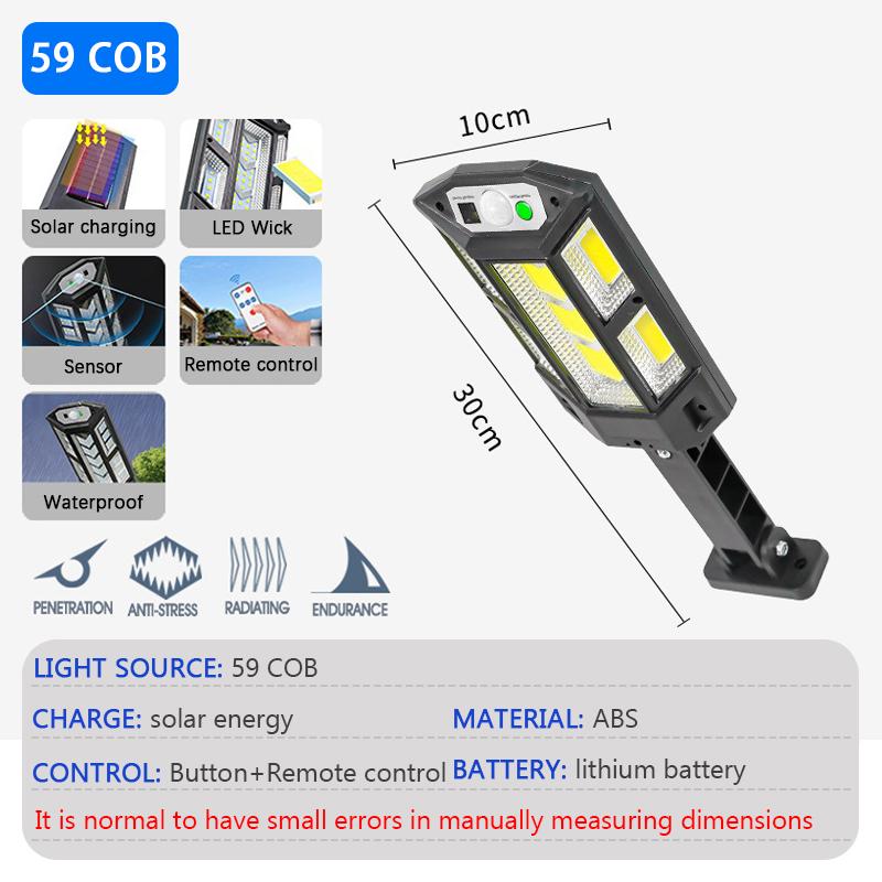 

Светодиодный уличный фонарь на солнечной батарее, уличный водонепроницаемый, с датчиком движения, с пультом дистанционного управления, 3 режима, декоративный настенный светильник для сада, двора, крыльца