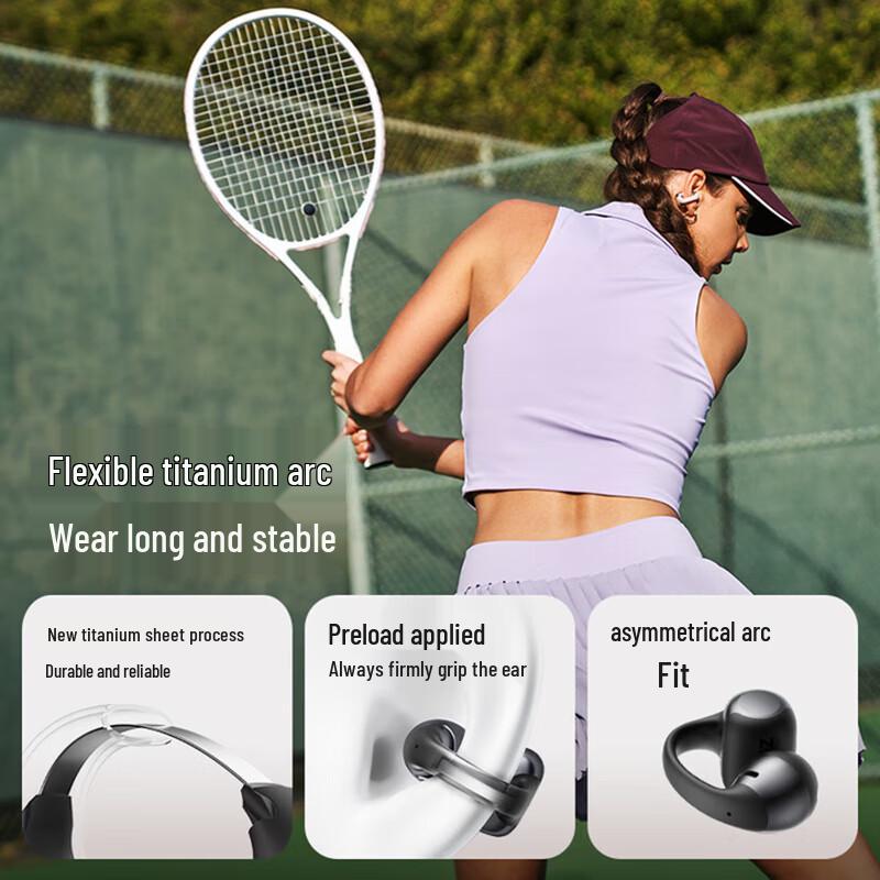 Shokz OpenDots ONE E310 Open-Ear Clip-On Sport Earbuds