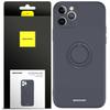 Sc Silikona Gredzens Iphone 11 Pro Max Melns
