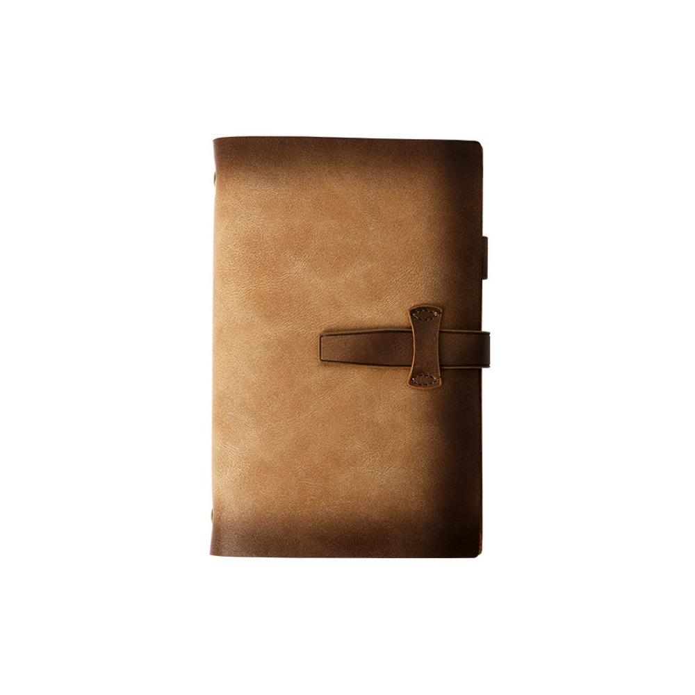 A6 PU Leather Binder Notebook Refillable Meeting Minutes Notebook Loose Leaf Notebook  Work