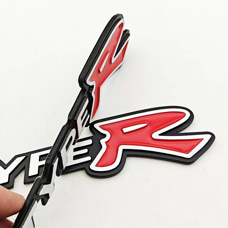 3D Metal Car Sticker Logo TypeR Badge Emblem For Honda CIVIC Type R FD2 FD FA 5 Mugen TypeR Racing Auto Styling Accessories