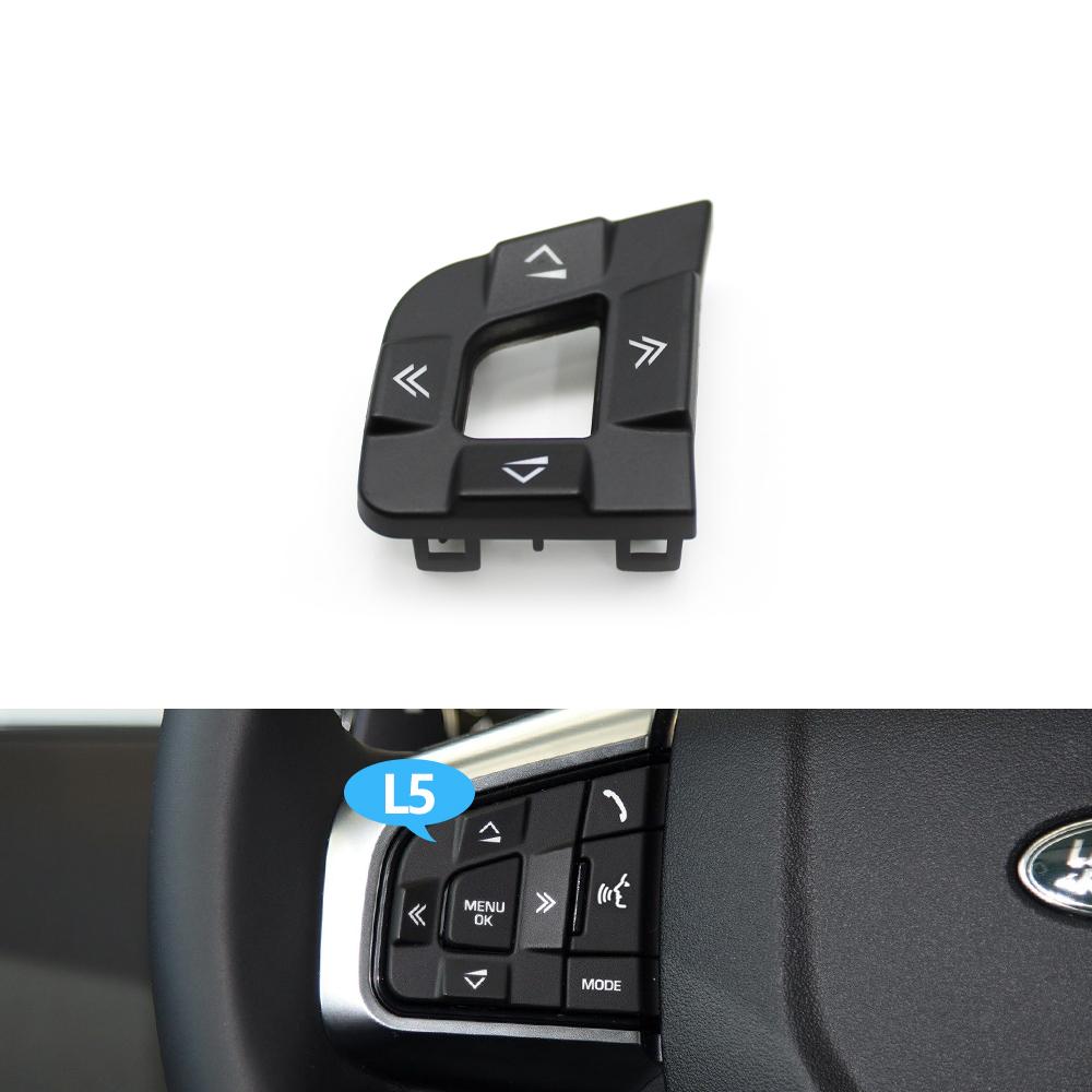 Car Steering Wheel Button Multi-function Control Switch Buttons Cover For Land Rover Discovery Sport 2015-2019