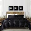 Satin Silk 3-Piece Bedding Set: Duvet Cover, Pillowcase, Pillow Core Cover
